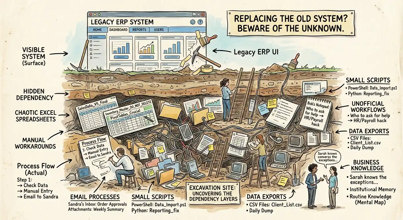 The Software You Want to Replace May Be Running More of Your Business Than You Think