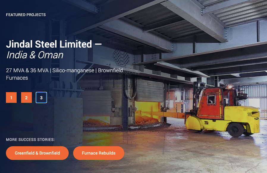 Ghalsasi Group – Industrial Engineering Website - Solution